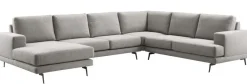Sale Pronto Wonen Hoekbank Acante HR-schuim zitting grijs