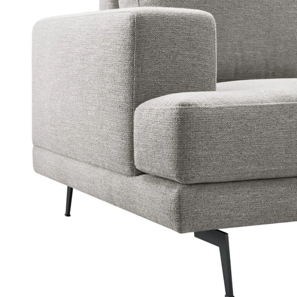 Pronto Wonen Hoekbank Acante pocket/visco zitting grijs