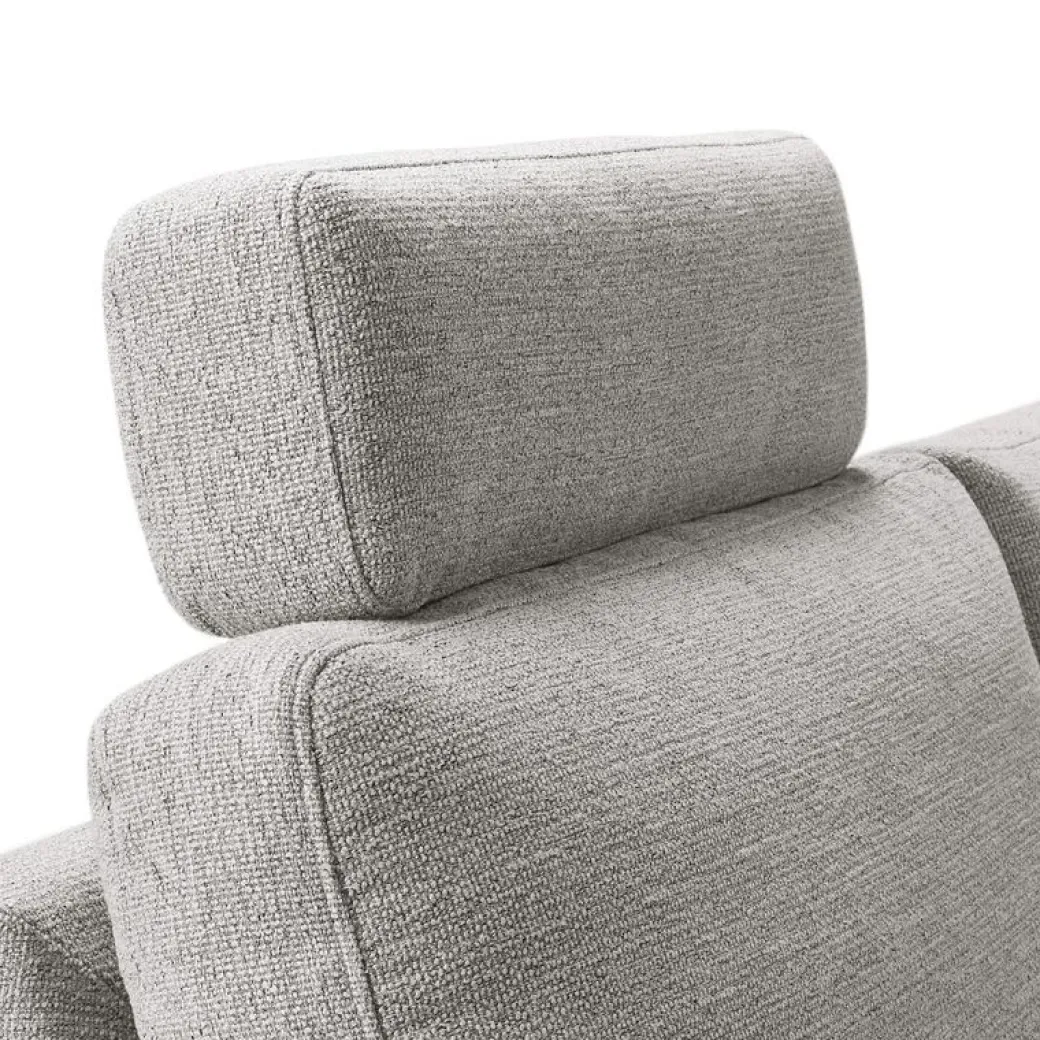 Pronto Wonen Hoekbank Acante pocket/visco zitting grijs
