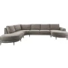 Outlet Pronto Wonen Hoekbank Aziri pocket visco zitting excellent rug taupe