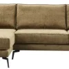 Clearance Pronto Wonen Hoekbank links Andelo HR/visco zitting bruin