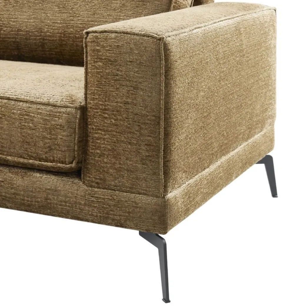 Outlet Pronto Wonen Hoekbank links Andelo pocket/visco zitting bruin
