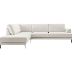 Outlet Pronto Wonen Hoekbank links Ansio HR-visco zitting beige