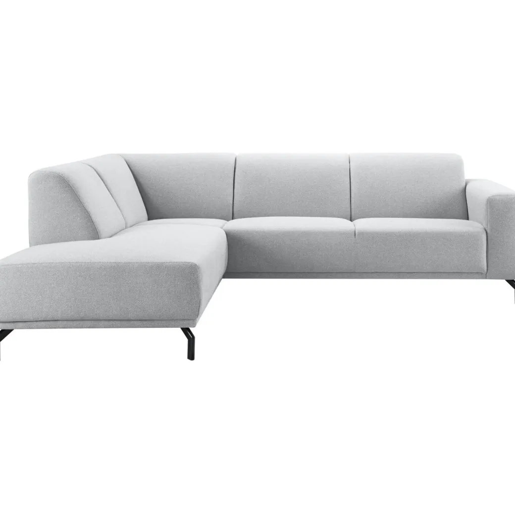 New Pronto Wonen Hoekbank links Bellanti lichtgrijs basic comfort