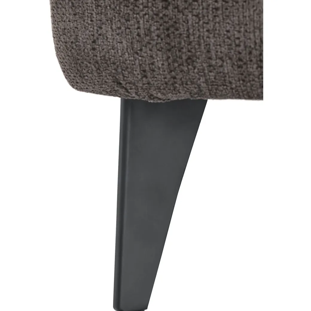 Online Pronto Wonen Hoekbank links Davanti pocket HR koudschuim donkergrijs