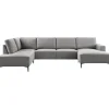 Sale Pronto Wonen Hoekbank links Fabria donkergrijs basic comfort