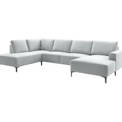 Hot Pronto Wonen Hoekbank links Fabria lichtgrijs groot basic comfort