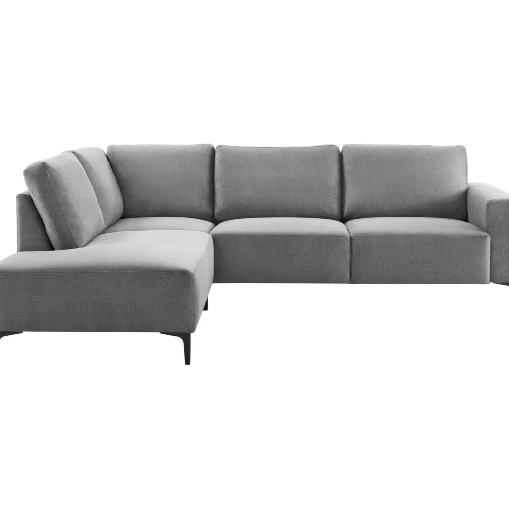 New Pronto Wonen Hoekbank links Fabria polyetherschuim grijs