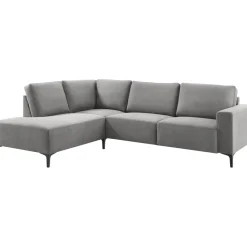 New Pronto Wonen Hoekbank links Fabria polyetherschuim grijs