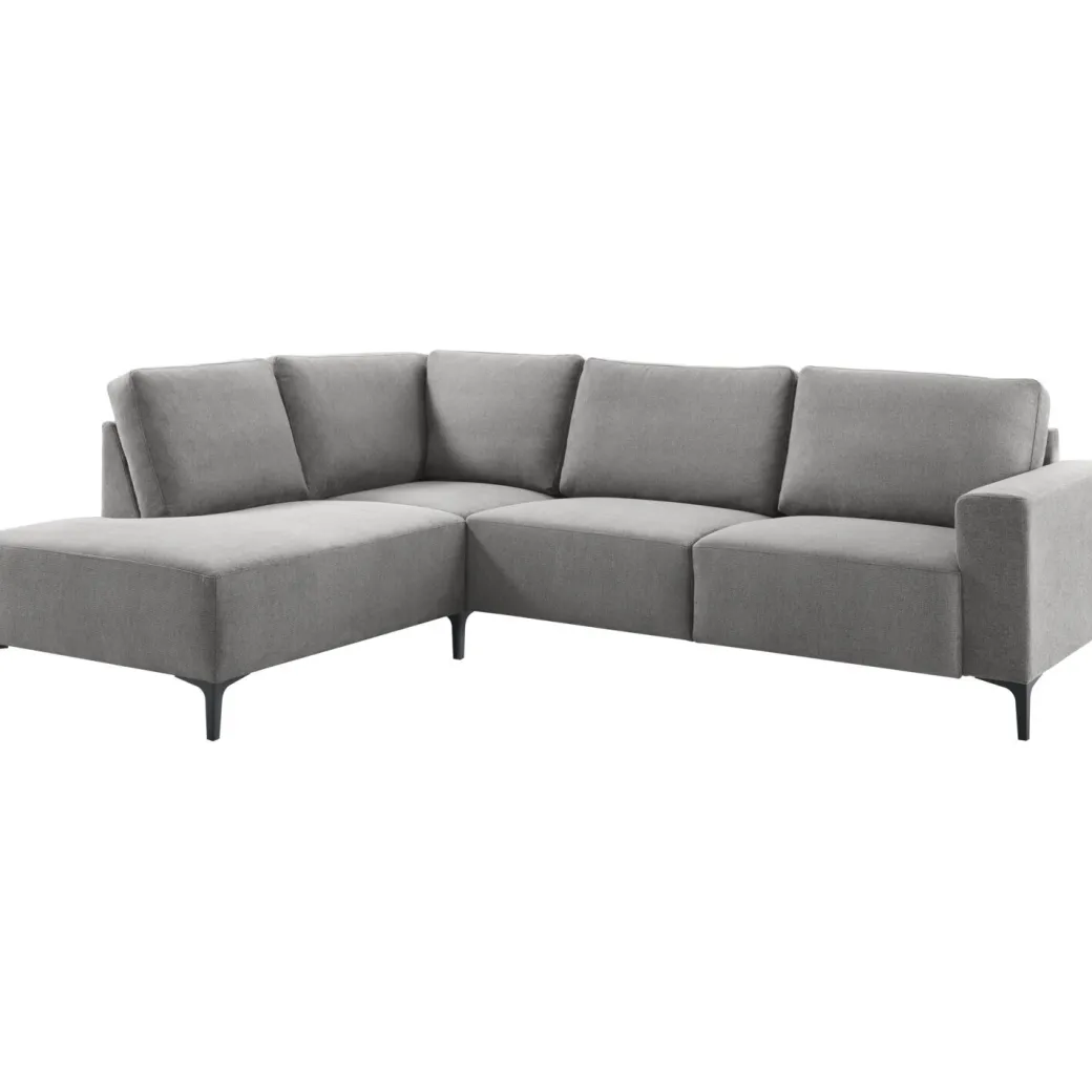 New Pronto Wonen Hoekbank links Fabria polyetherschuim grijs