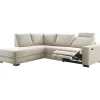 Discount Pronto Wonen Hoekbank links Florance HR koudschuim zandbeige relaxfunctie