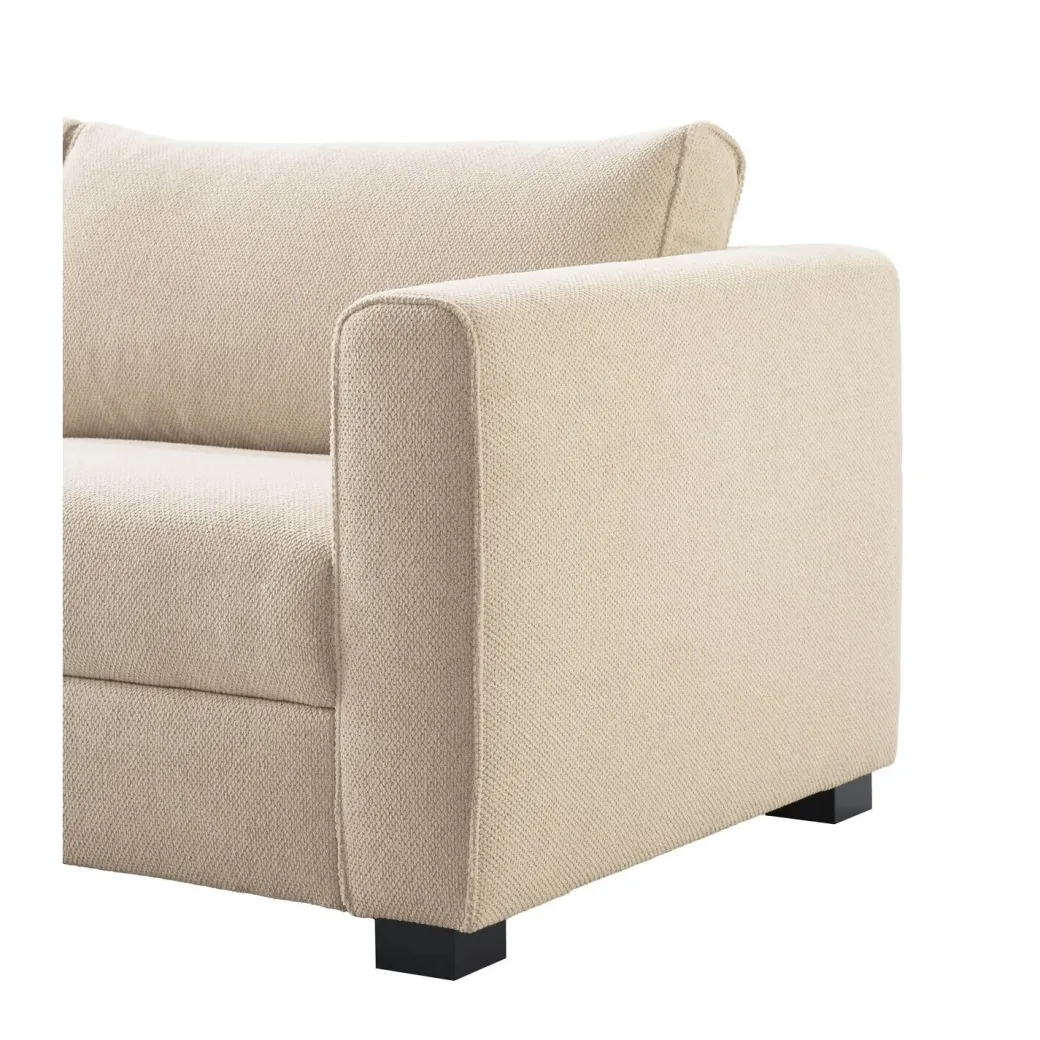 Outlet Pronto Wonen Hoekbank links Licato naturel relaxfunctie premium comfort