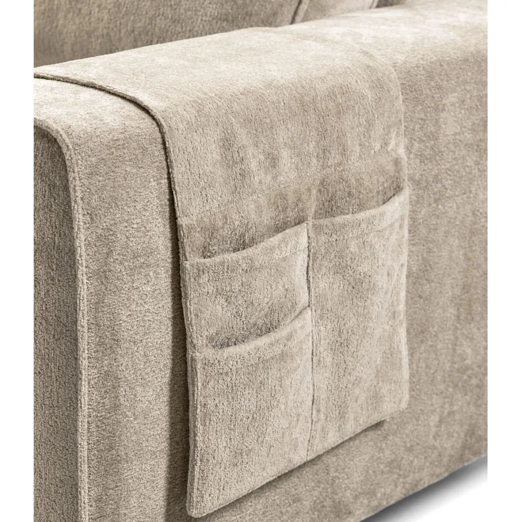 Best Pronto Wonen Hoekbank links Licato taupe relaxfunctie excellent comfort