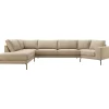 Discount Pronto Wonen Hoekbank links Linoza taupe supreme comfort