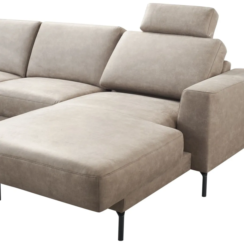 Outlet Pronto Wonen Hoekbank links Moscato traagschuim beige relaxfunctie