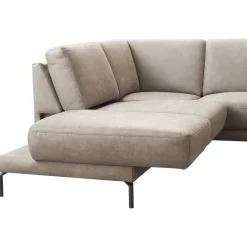 Outlet Pronto Wonen Hoekbank links Moscato traagschuim beige relaxfunctie