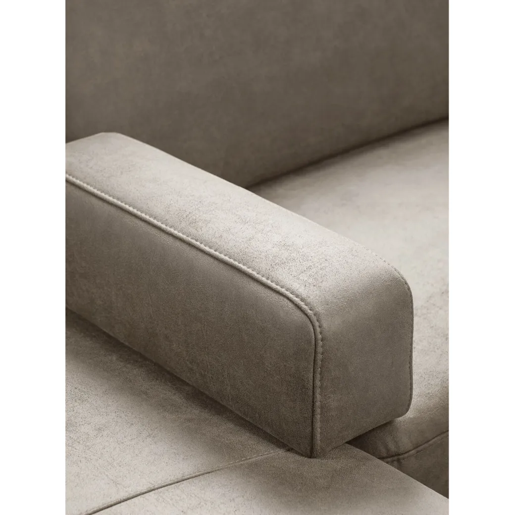 Outlet Pronto Wonen Hoekbank links Moscato traagschuim beige relaxfunctie