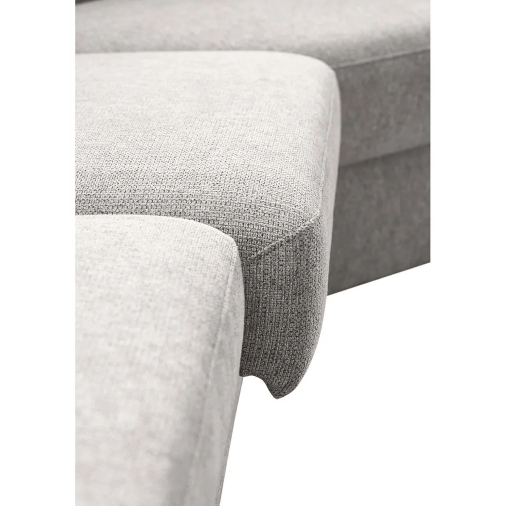 Online Pronto Wonen Hoekbank links Muscolo grijs relaxfunctie premium comfort