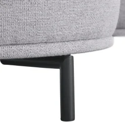 Outlet Pronto Wonen Hoekbank links Pantini lichtgrijs excellent comfort