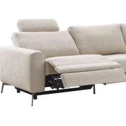 Hot Pronto Wonen Hoekbank Linoza naturel relaxfunctie links premium comfort