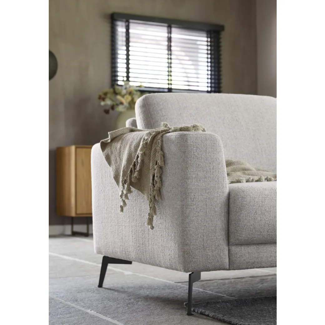Online Pronto Wonen Hoekbank Moscato bonell HR-schuim zitting lichtgrijs