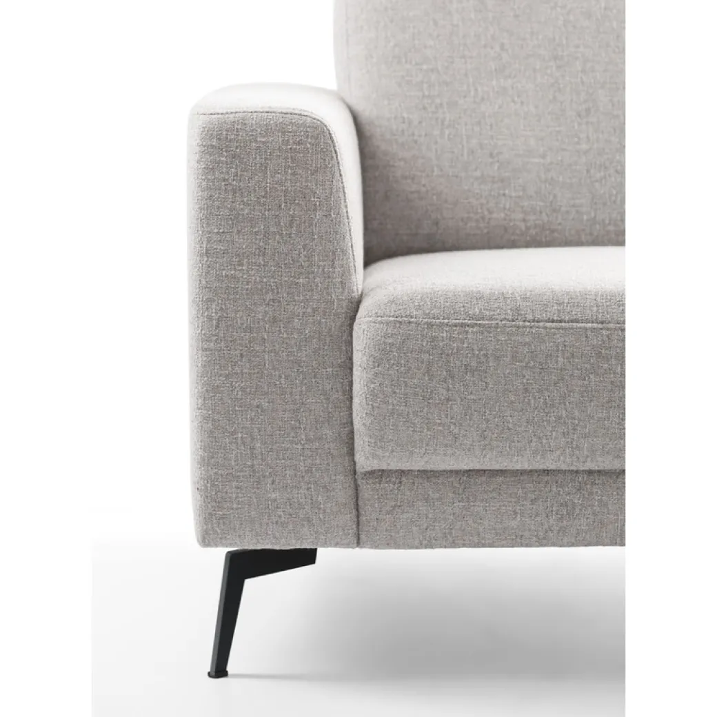 Online Pronto Wonen Hoekbank Moscato bonell HR-schuim zitting lichtgrijs