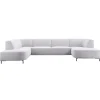 New Pronto Wonen Hoekbank Pantini HR-schuim zitting lichtgrijs
