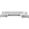 Clearance Pronto Wonen Hoekbank Pantini HR-schuim zitting lichtgrijs