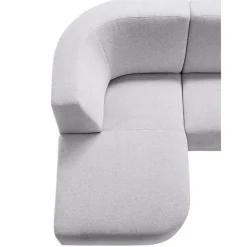 Clearance Pronto Wonen Hoekbank Pantini HR-schuim zitting lichtgrijs