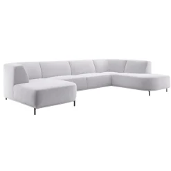 Outlet Pronto Wonen Hoekbank Pantini lichtgrijs