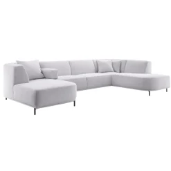 Outlet Pronto Wonen Hoekbank Pantini lichtgrijs