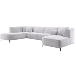 Outlet Pronto Wonen Hoekbank Pantini lichtgrijs