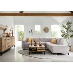Online Pronto Wonen Hoekbank rechts Alpa grijs