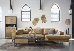 Discount Pronto Wonen Hoekbank rechts Andelo pocket/visco zitting bruin