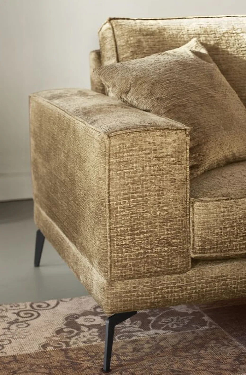 Discount Pronto Wonen Hoekbank rechts Andelo pocket/visco zitting bruin