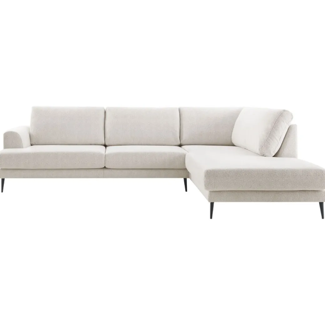 Pronto Wonen Hoekbank rechts Ansio HR-visco zitting beige