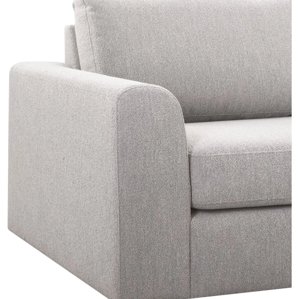 Clearance Pronto Wonen Hoekbank rechts Arnad HR koudschuim grijs