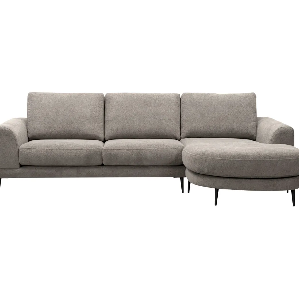 Pronto Wonen Hoekbank rechts Aziri taupe supreme comfort