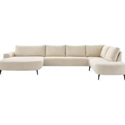 Best Pronto Wonen Hoekbank rechts Davanti HR-zitting beige