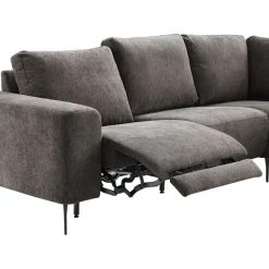 Discount Pronto Wonen Hoekbank rechts Davanti pocket HR koudschuim donkergrijs