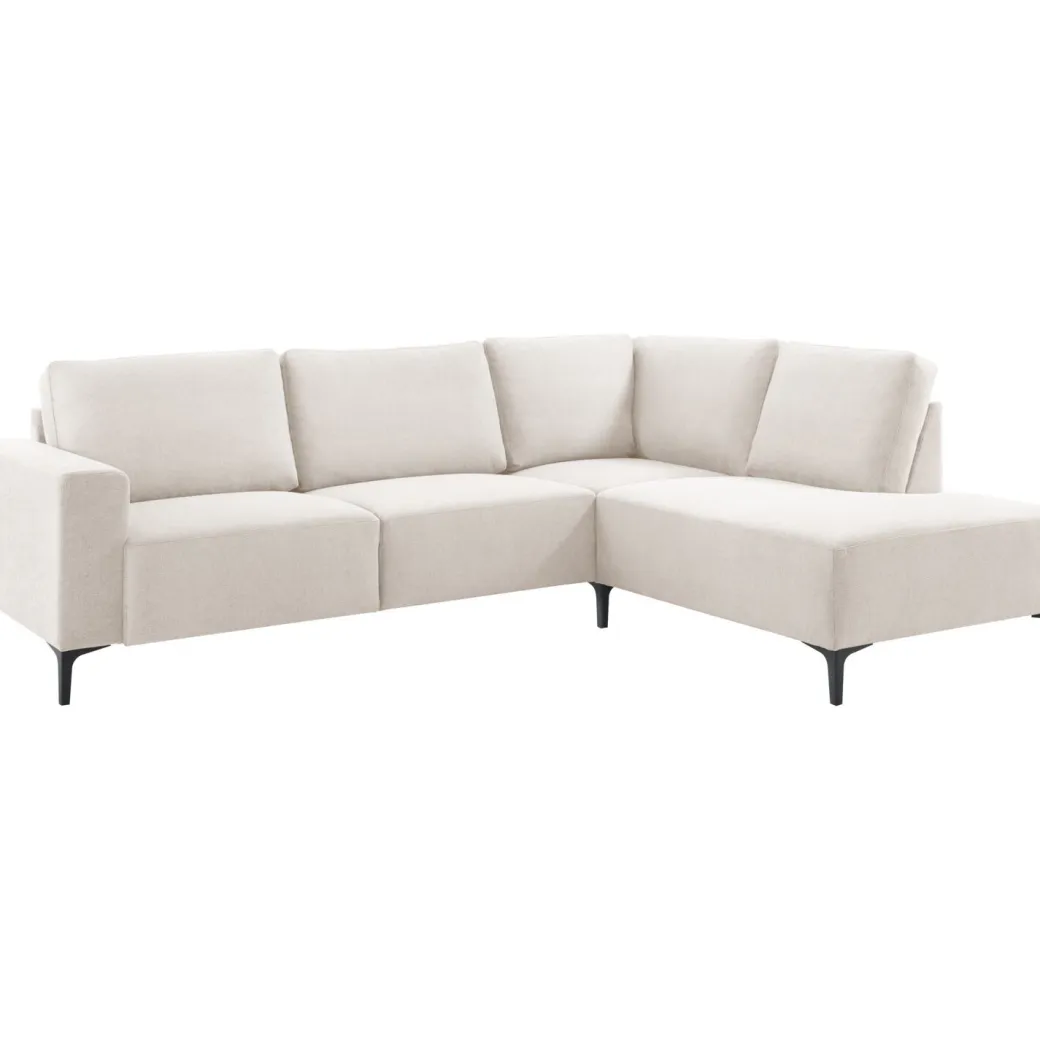 New Pronto Wonen Hoekbank rechts Fabria beige basic comfort