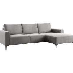 Online Pronto Wonen Hoekbank rechts Fabria grijs basic comfort
