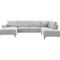 Hot Pronto Wonen Hoekbank rechts Fabria lichtgrijs groot basic comfort