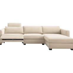 Best Pronto Wonen Hoekbank rechts Licato naturel relaxfunctie premium comfort
