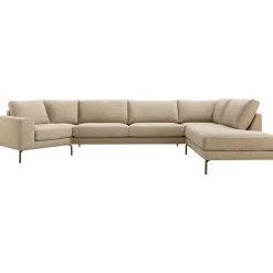 New Pronto Wonen Hoekbank rechts Linoza taupe supreme comfort