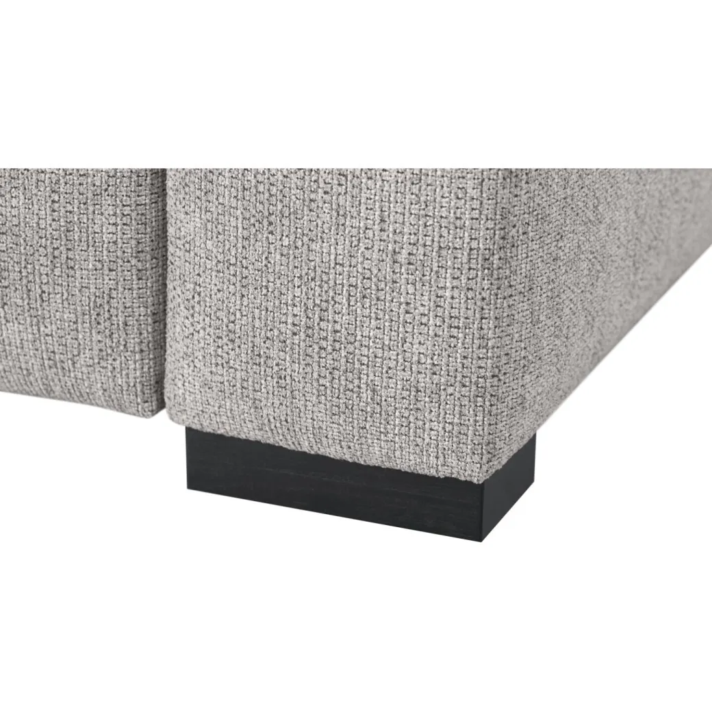 New Pronto Wonen Hoekbank rechts Muscolo grijs relaxfunctie premium comfort