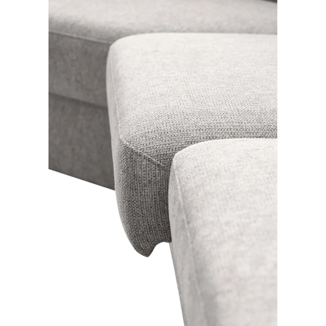 New Pronto Wonen Hoekbank rechts Muscolo grijs relaxfunctie premium comfort