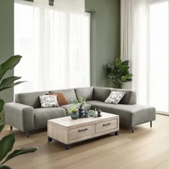 Sale Pronto Wonen Hoekbank rechts Pantini grafiet supreme comfort