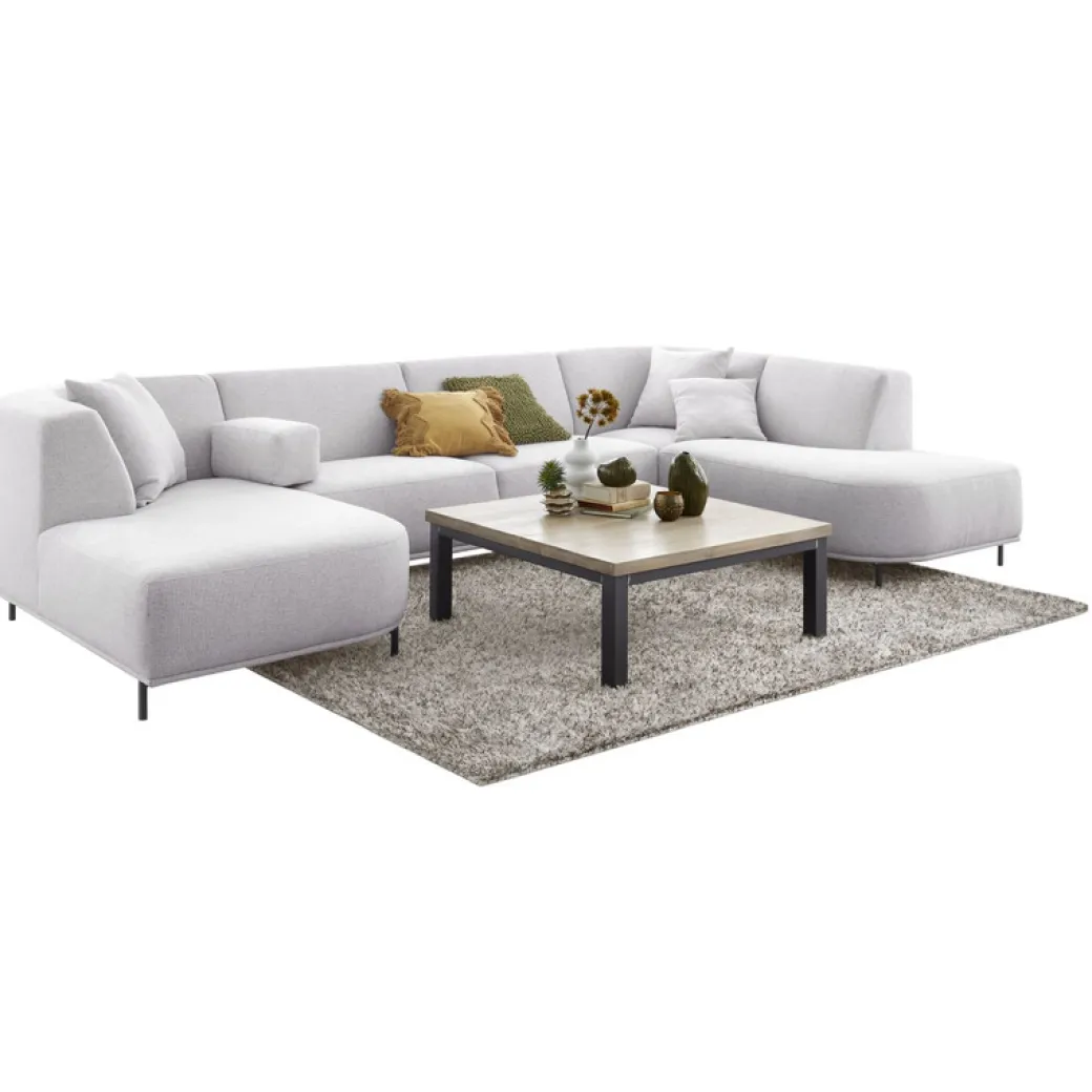 Online Pronto Wonen Hoekbank rechts Pantini lichtgrijs excellent comfort