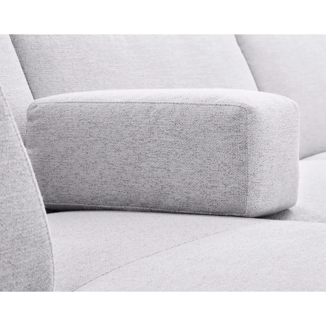 Online Pronto Wonen Hoekbank rechts Pantini lichtgrijs excellent comfort